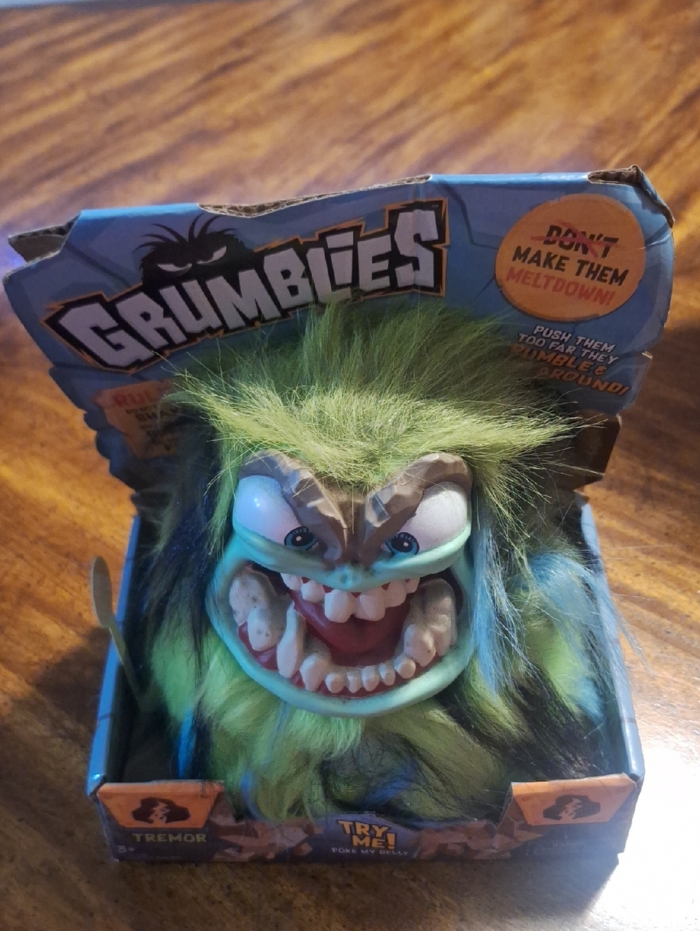 Green Plush Monster Toy -